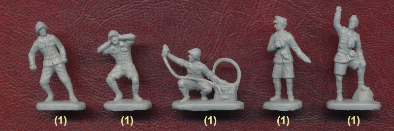 72282ST Фигуры Obice da 75/18 Mod 35 Howitzer & Italian Crew Strelets