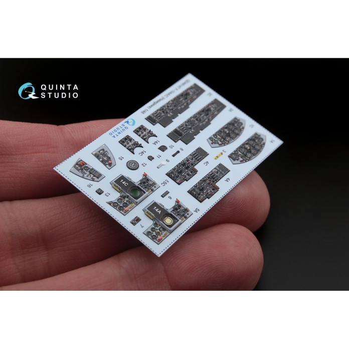 QD48147 3D Декаль интерьера кабины F-104A/C (для модели Hasegawa)