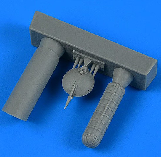 QBT-49050 1/48 Su-25 Frogfoot open airbrake parachute (ZVE)