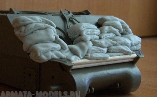 RE35-093 Дополнение для моделей Sand Armor for M4A3 Sherman Tank (Late 47” Hull)