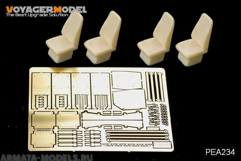 PEA237 Набор фототравления для 1/35 Modren US Stryker Family Duke IED JAMMERS (2 PECS)