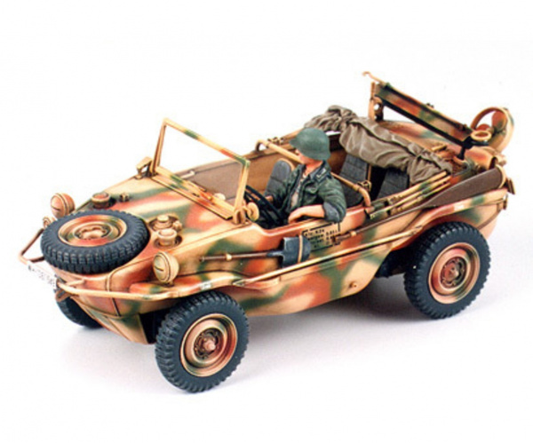 35224T Амфибия Schwimmwagen Type166 с 1 фигурой Tamiya