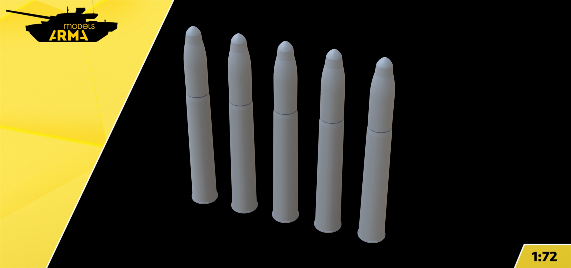 AM72496 Набор снарядов 76мм для танка ТГ Arma Models