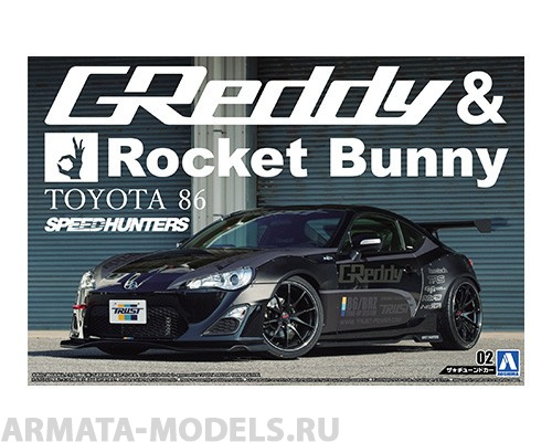 05094 Toyota 86 '12 Greddy & Rocket Bunny Volk Racing Ver. Aoshima
