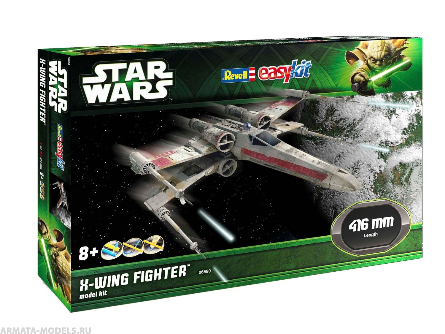 06690 Сборка Звёздный истребитель «Крестокрыл» (41,4 см) Revell