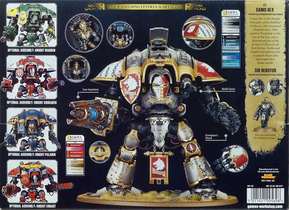 54-15GW Набор Рыцарь-Наставник Канис Рекс (Knight Preceptor Canis Rex)