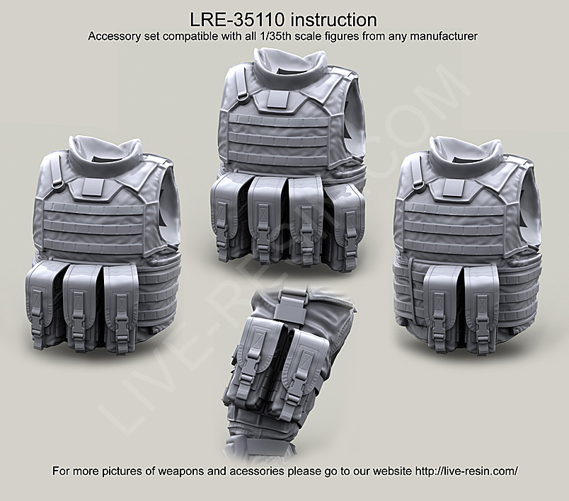 LRE35110 Тактические подсумки 5,56 HSGI Universal Modular triple Magazine Pouches