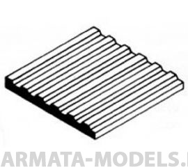 EVG4528 Сайдинг, шаг 2,0 мм, лист 15х30 см