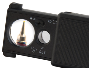 CL MG 1IW Увелечительное стекло для осмотра сопла аэрогрфа 30x/60x CL MG 1