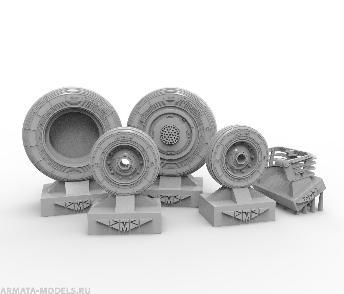 72302-2-1TMP КОЛЕСА ШАССИ СУ-30СМ под 3д стойки