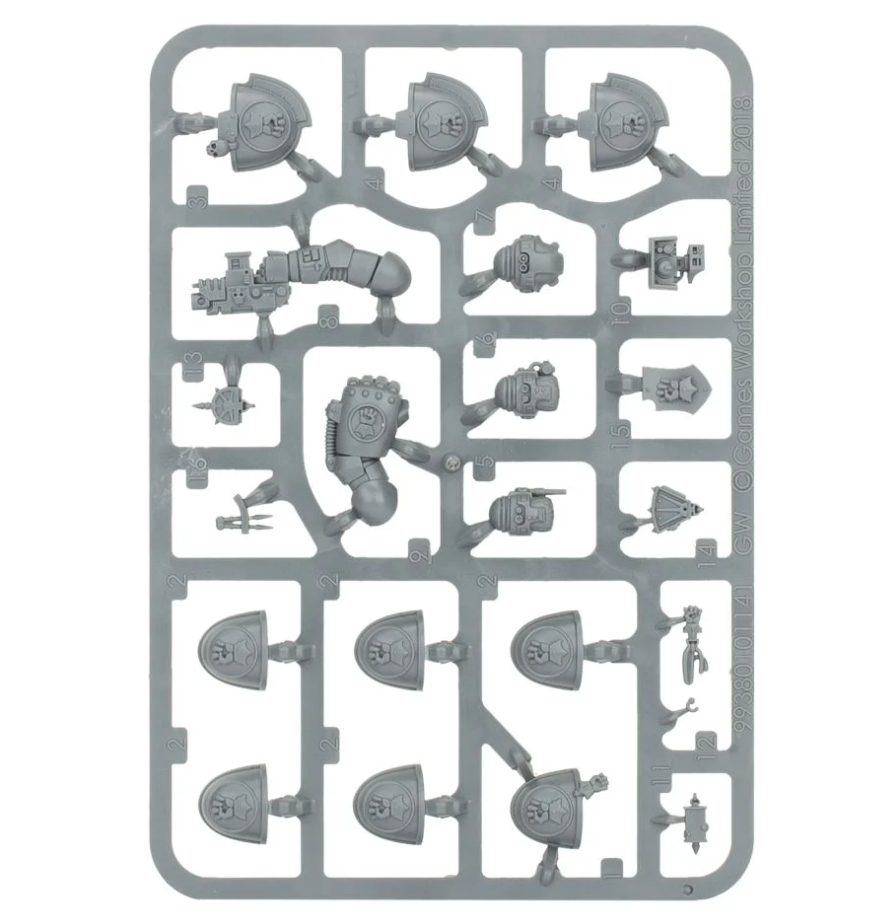 55-26GW Набор улучшений для Примарисов Имперских Кулаков (Imperial Fists Primaris Upgrades and Transfers)