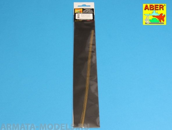 ABR-BR-05  Дополнения для  Brass  round rods ? 0,5mm length 250mm x 8 pcs. для
