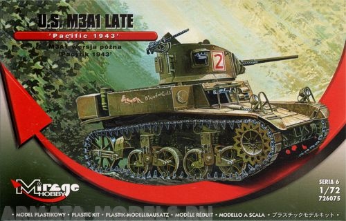 726075 Танк U.S. M3A1 LATE  PACIFIC 1943 Mirage Hobby