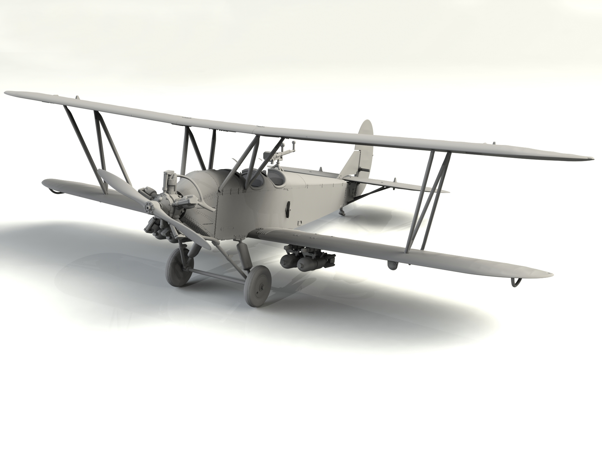 72243 У-2/По-2ВС, Советский легкий ночной бомбардировщик II МВ ICM