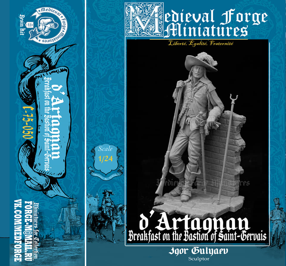 C-75-050 Фигура d’Artagnan Medieval Forge Miniatures