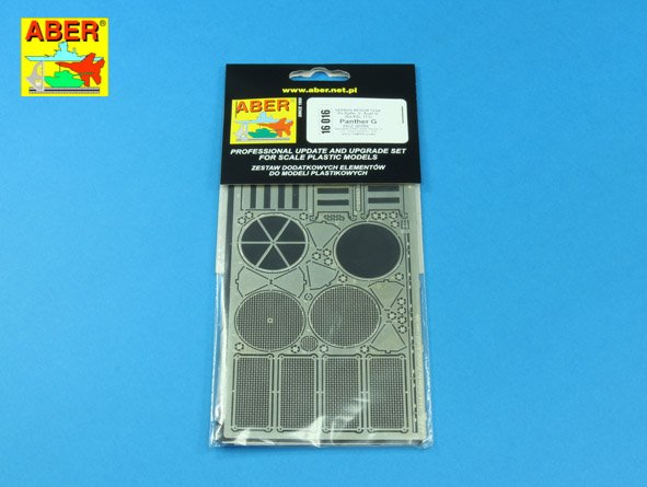 ABR-16-016  Дополнения для  Panther G- Vol.2- Grilles для Tamiya 1/16