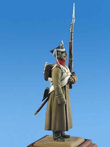CMOS-54002. Мушкетер пехотных полков, Россия 1812-15 гг. 54 мм. Материал - смола. Chronos Miniatures