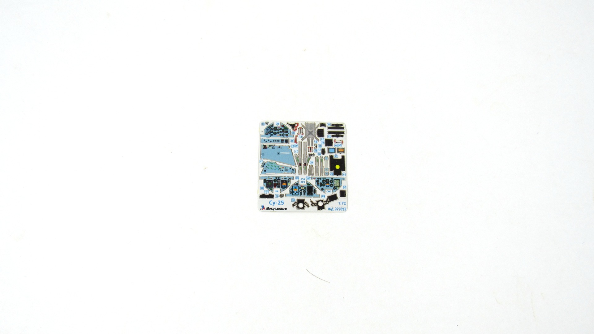 MD 072023 Набор цветного фототравления на Суххой-25 (все модификации) от Звезды