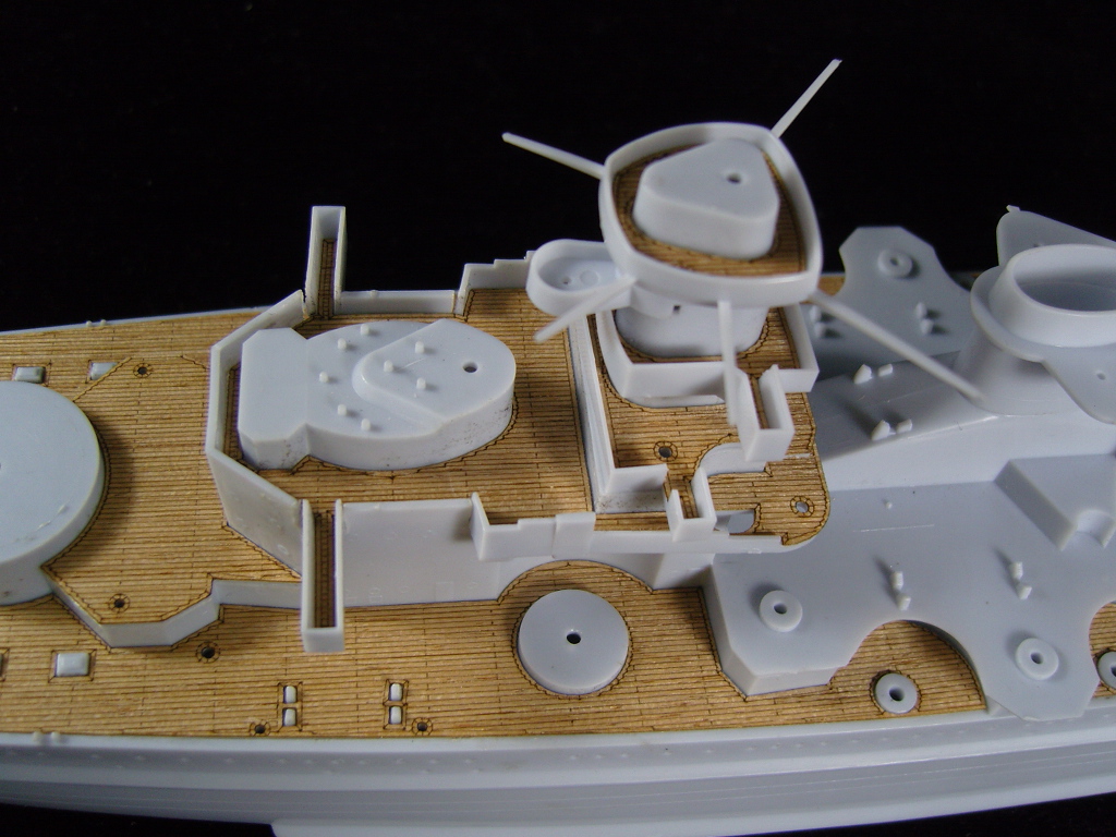 AW50015 Деревянная палуба для 1/400 DKM Scharnhorst