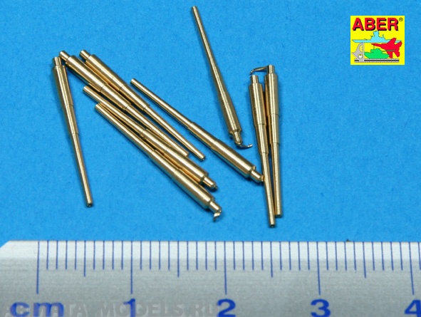ABR-1:700-L-11  Дополнения для  Set of 9 pcs 406 mm long barrels for ships: North Carolina, Washington для  1/700