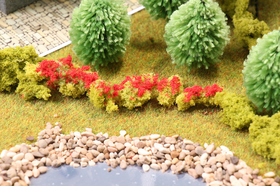 004ppc002 Фолиаж для имитации цветов. Красные цветы 50 мл.