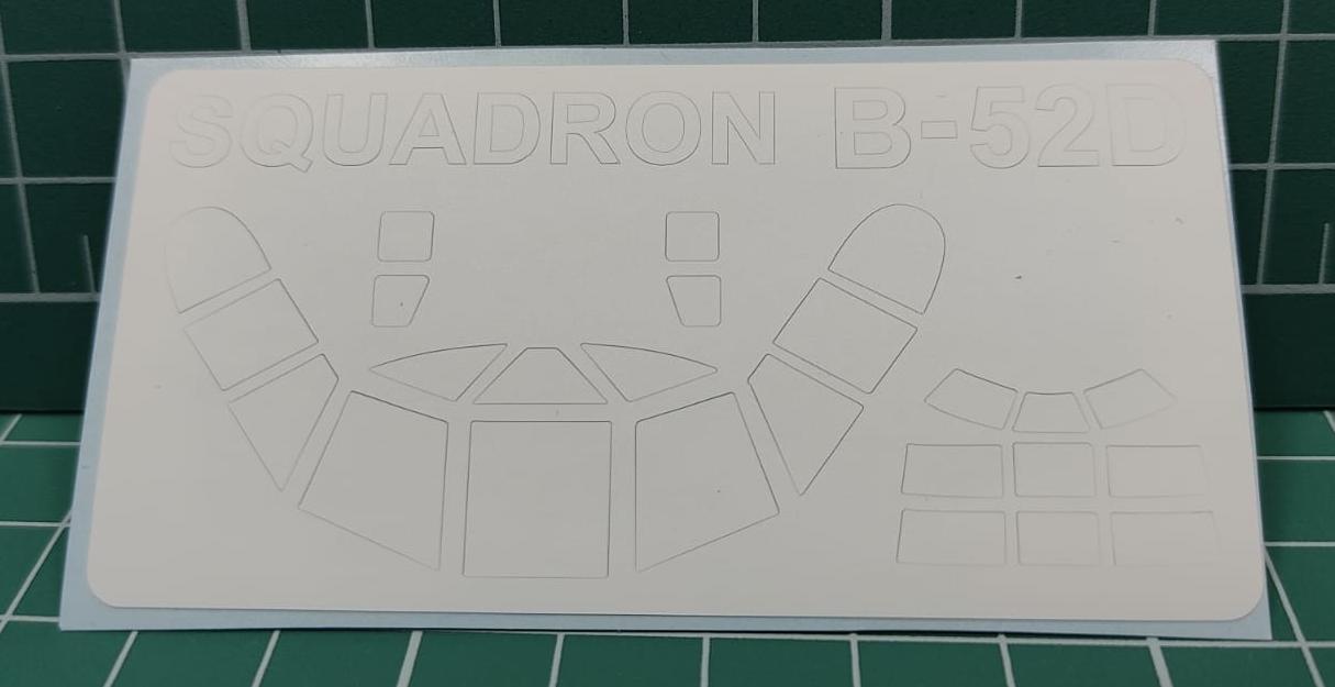 72998KV Окрасочная маска Boeing B-52 (маски дл вакуумного остекления производства Squadron Products для моделей REVELL #04608 / MONOGRAM #8292)