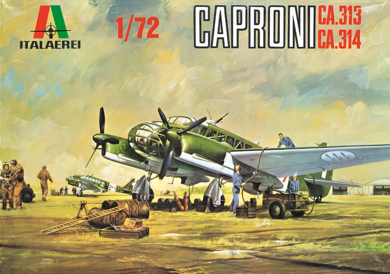 0106ИТ Самолет CAPRONI CA-313/314 (Vintage Lim. Ed.) (10013160/011122/3526709, ИТАЛИЯ) Italeri