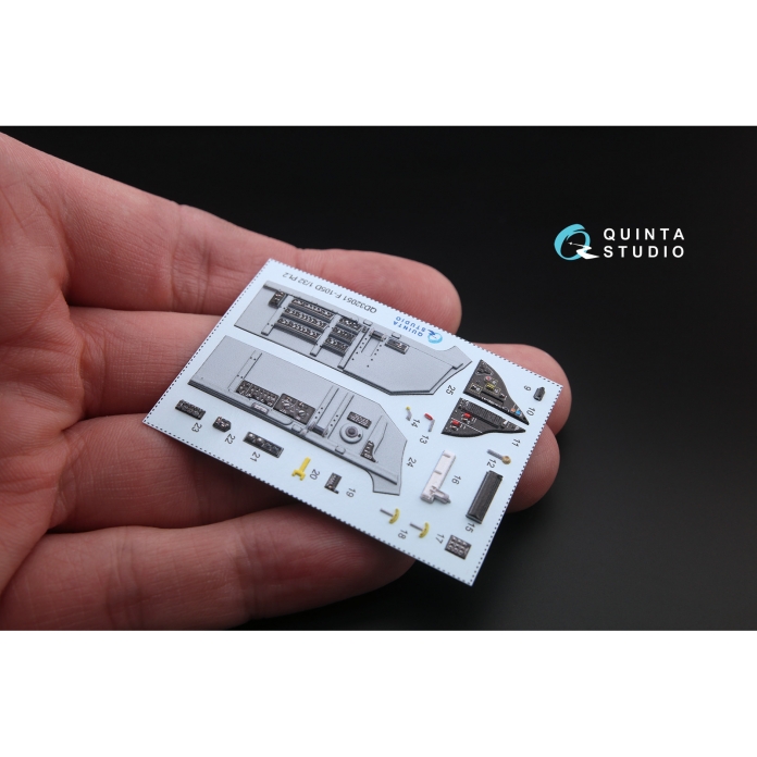 QD32051 3D Декаль интерьера кабины F-105D (для модели Trumpeter)