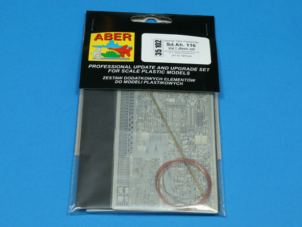 ABR-35-102  Дополнения для  German Tank Transporter Sd.Ah.116 – Vol.1- basic set для Tamiya 1/35