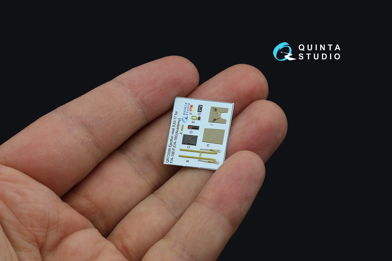 QD72075 3D Декаль интерьера кабины F/A-18F Late, E/A-18G (Academy)