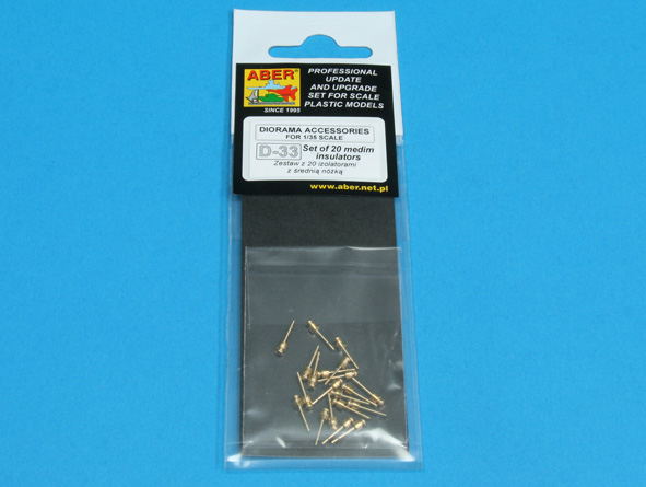 ABR-35-D-33  Дополнения для  Set of 20 medium  insulators для  1/35