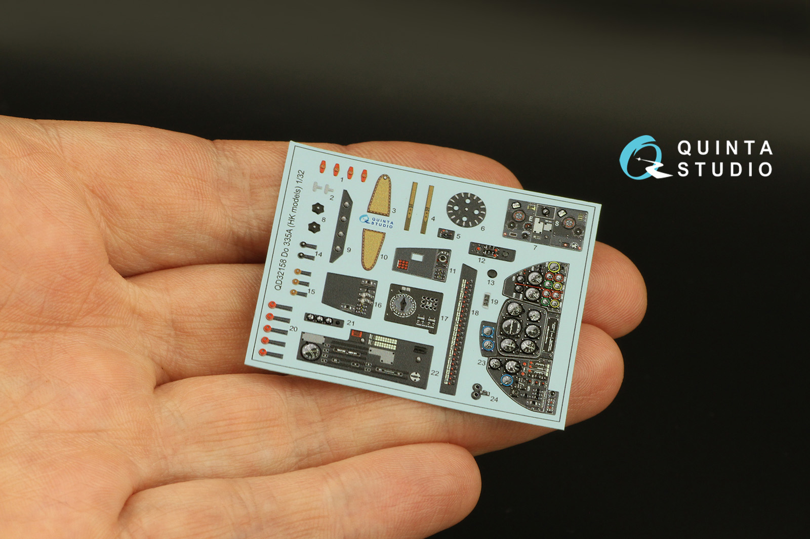 QD32158 3D Декаль интерьера кабины Do 335A (HK models)