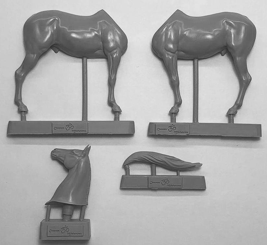 CHM-54138(Z). Животные: Лошадь №3. 54 мм. Материал - смола. Chronos Miniatures