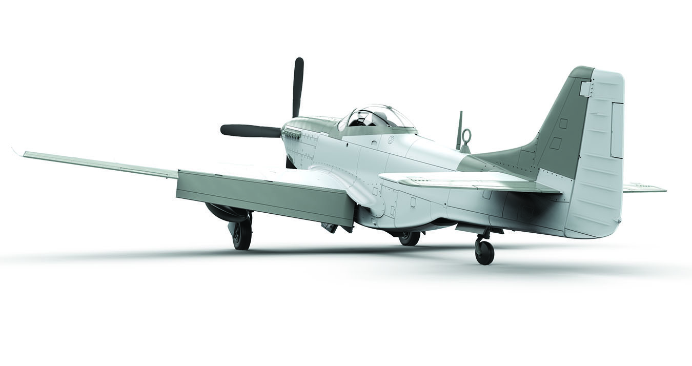 A05131 Сборная модель самолета North American P51-D Mustang Airfix