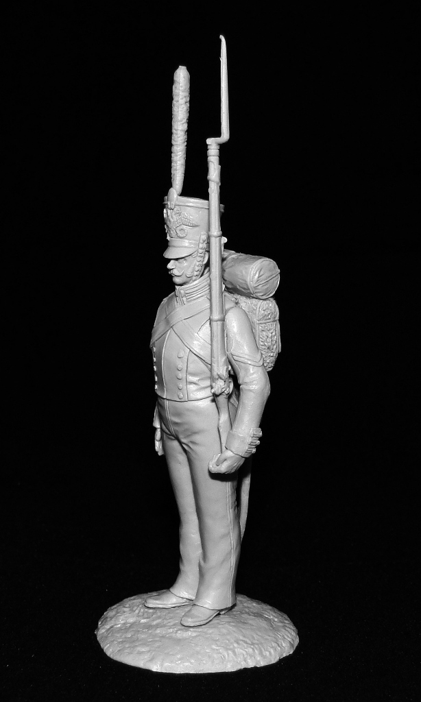 CHM-54125. Рядовой Лейб-гвардии пехотных полков, Россия 1839-43 гг.. 54 мм. Материал - смола. Chronos Miniatures