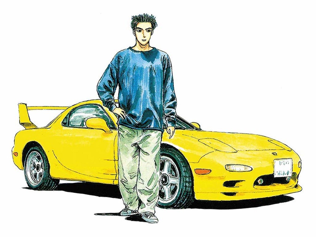 05621 Takahashi Keisuke FD3S RX-7 Comics Vol.1 Ver. Aoshima