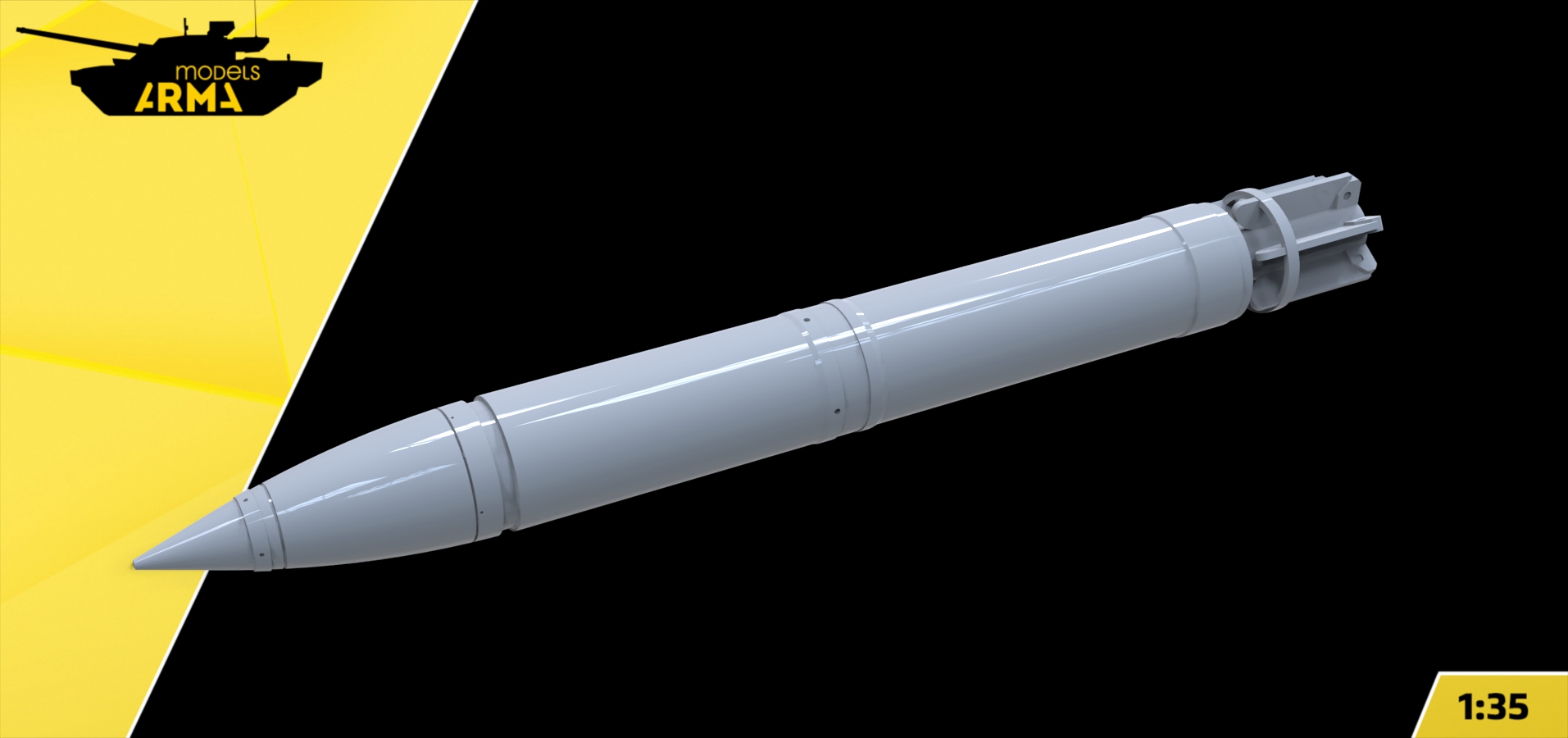 AM36020 Ядерная 240-мм АРМ мина 3Б11 со специальной головной частью РД14 Arma Models