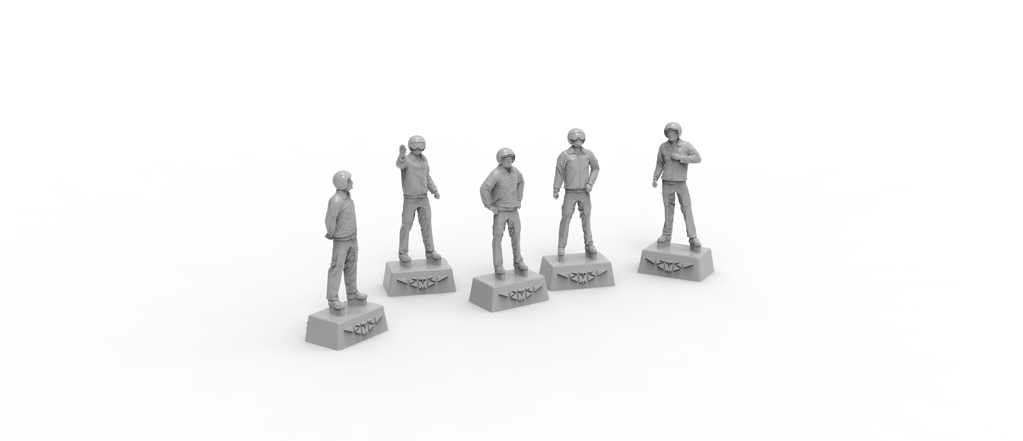 48124 -1TMP ПИЛОТЫ ВКС РФ (ЗИМНЯЯ ФОРМА) НАБОР №18 Temp Models