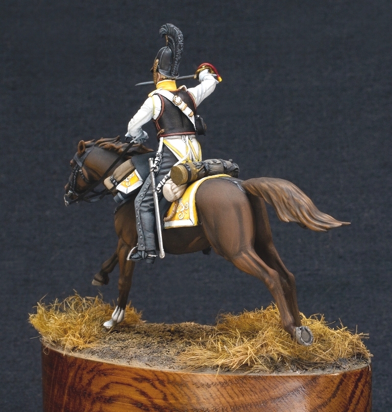 CHM-54234. Рядовой армейских кирасирских полков, Россия 1812-14 гг. 54 мм. Материал - смола. Chronos Miniatures