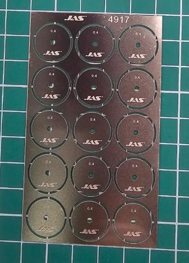 4917J Диск для ревитера d 15 мм, шаг 0,4 мм, 15 шт.