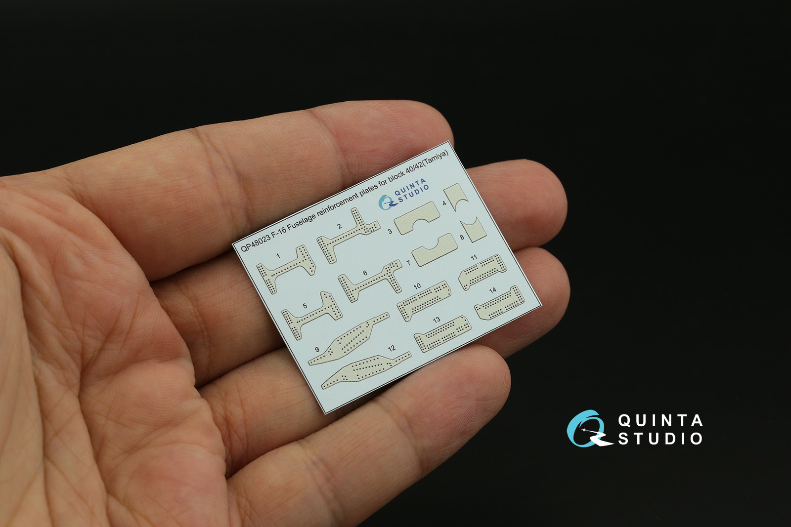 QP48023 Усиливающие накладки для F-16 block 40/42 (Tamiya)