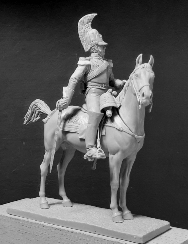 CHM-54229(М). Штаб-офицер Лейб-Гвардии Конного полка, Россия 1812-14 гг. 54 мм. Материал -белый металл. Chronos Miniatures