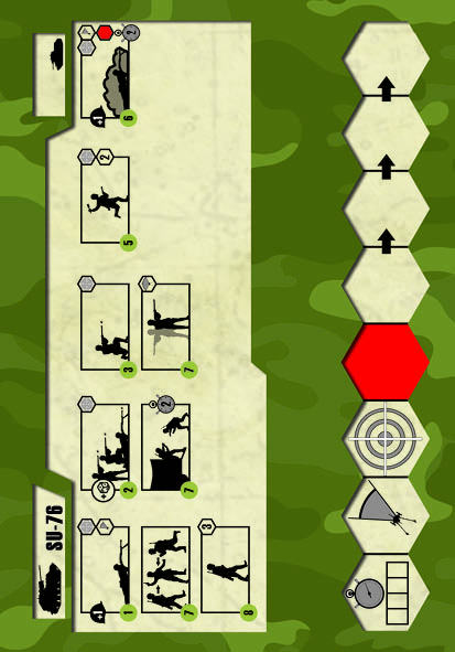 6239 Советская самоходная артиллерийскаяустановка су-76м 1/100 Звезда