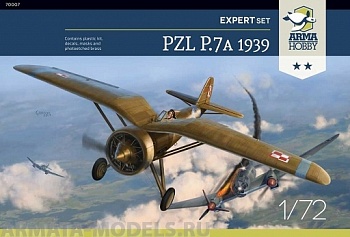 AH70007 Самолет PZL P.7a Expert Set 1939