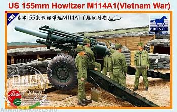 CB35102 Пушка US 155mm Howitzer M114A1 (Vietnam War)