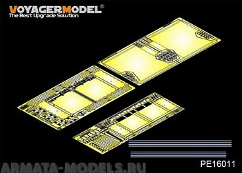 PE16011 Набор фототравления для WWII German Tiger I Fenders(FOR TRUMPETER)