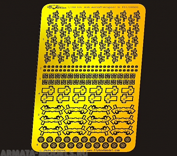 FH700069 Фототравление WWII IJN Anti-aircraft Weapons III