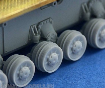 RE35-241 Дополнение для моделей Burn out wheels for Pz.Kpfw IV
