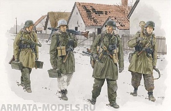 Набор фигурок 6194Д Солдаты Panzergrenadiers, Viking Division (Hung. 4 