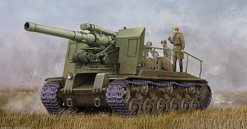 05583 203-мм САУ С-51 образца 1943 года